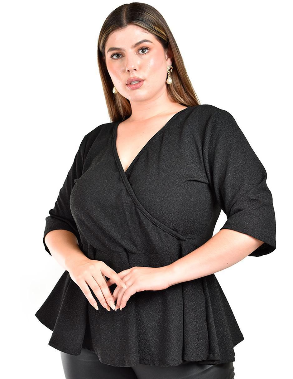 Blusa manga 3/4 para mujer