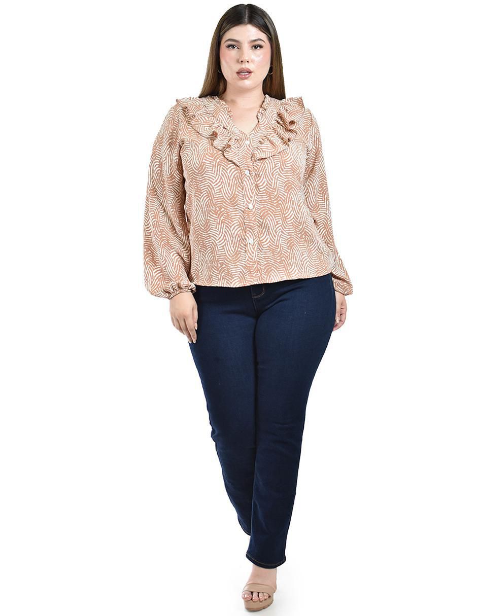 Blusa manga larga para mujer 4