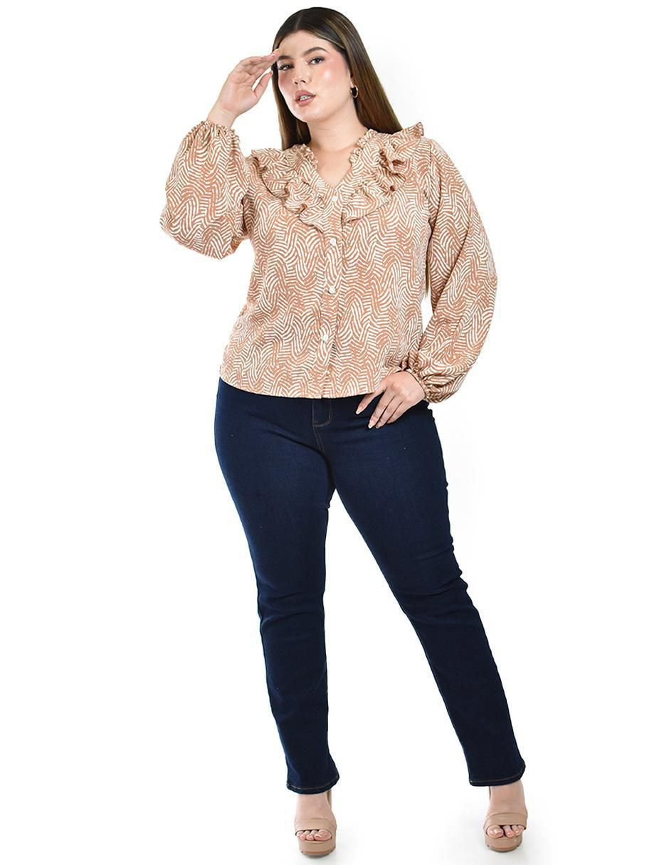 Blusa manga larga para mujer 5