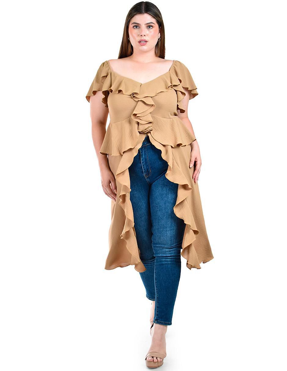 Blusa manga corta para mujer 4