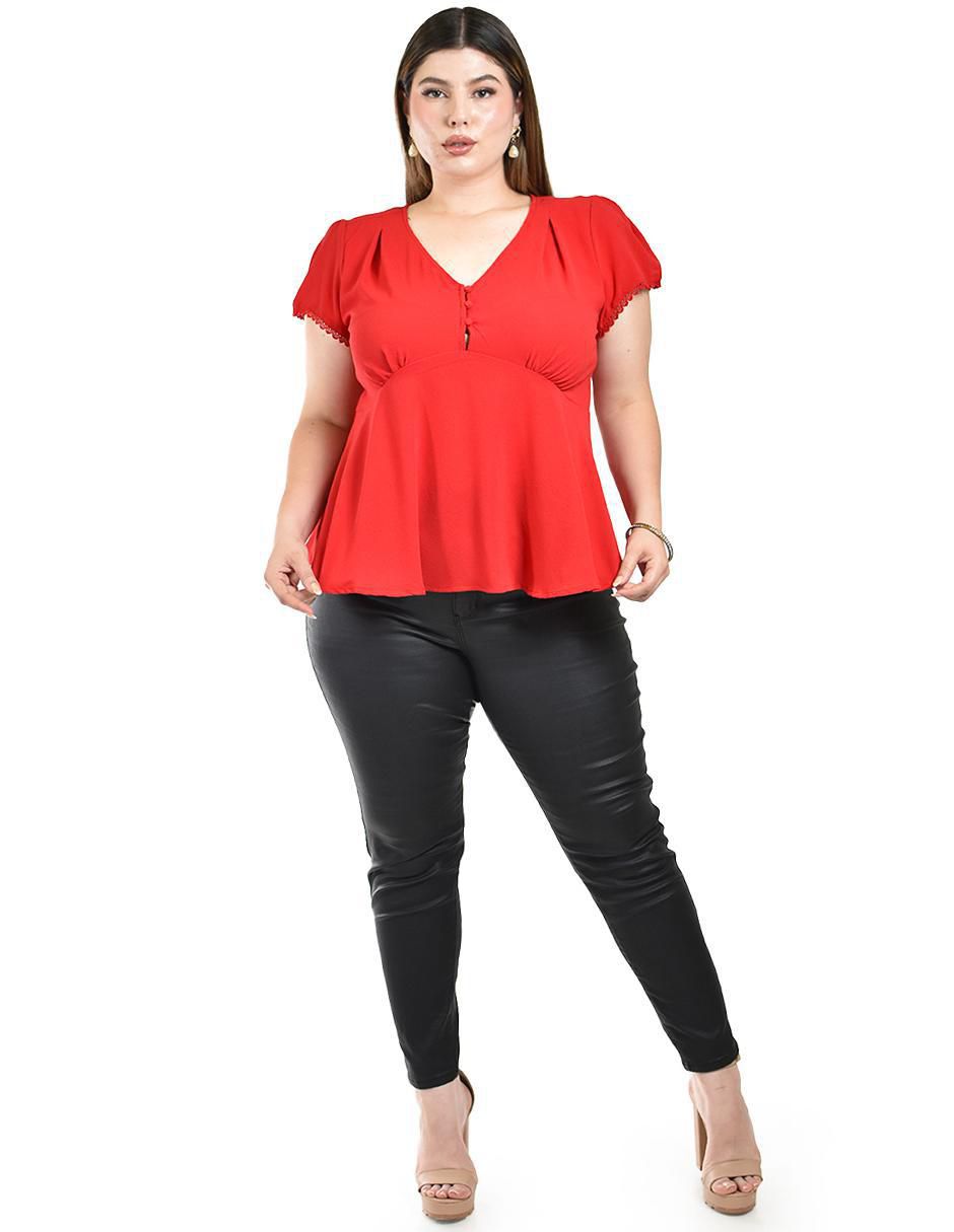 Blusa manga corta para mujer 5