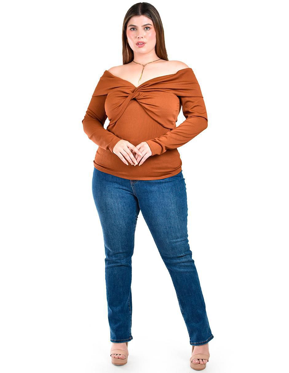 Blusa manga larga para mujer 5