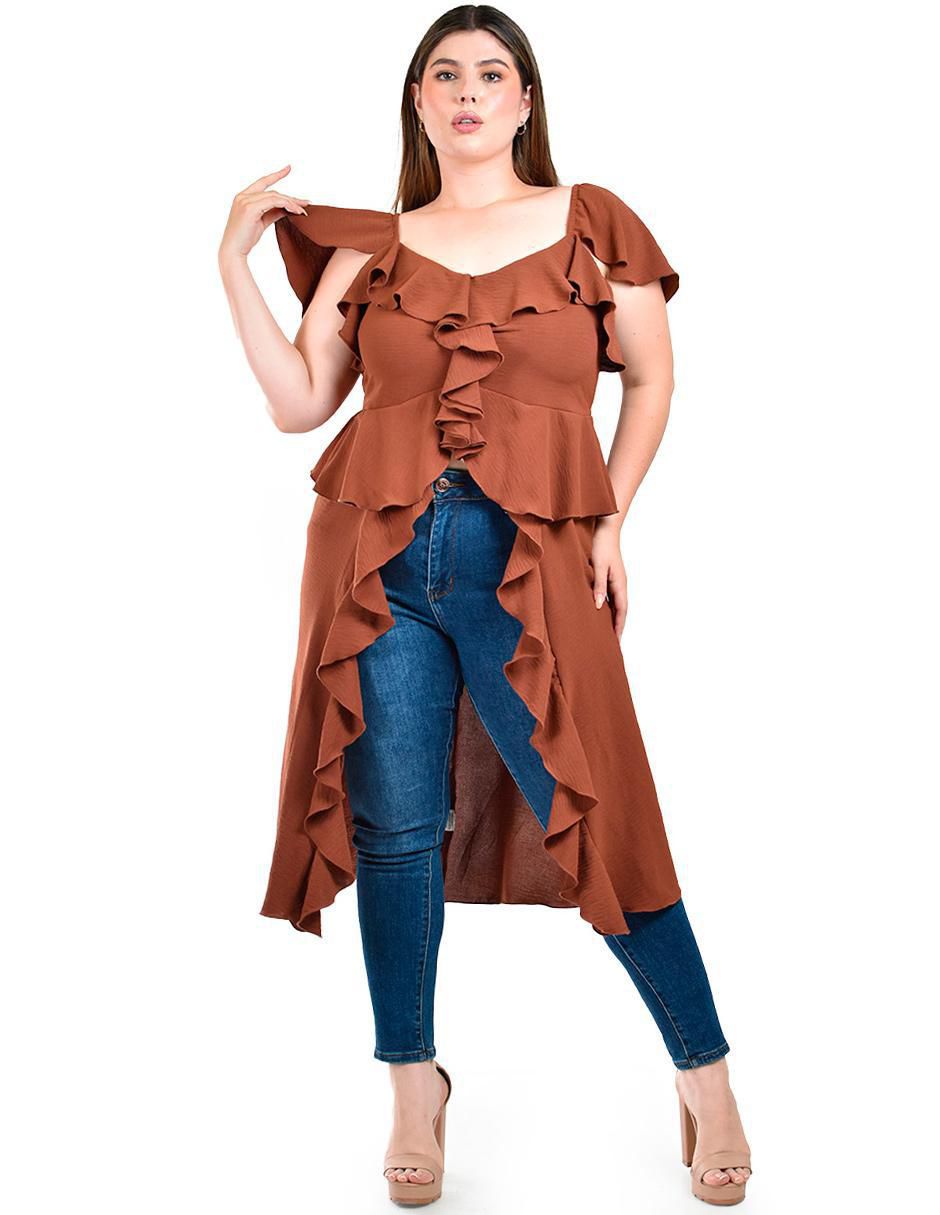 Blusa manga corta para mujer 4