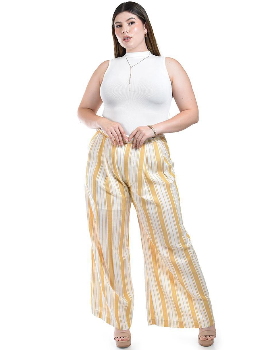 Pantalón relaxed amplio para mujer 4
