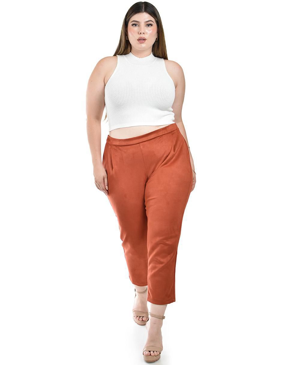 Pantalón capri slim para mujer 4
