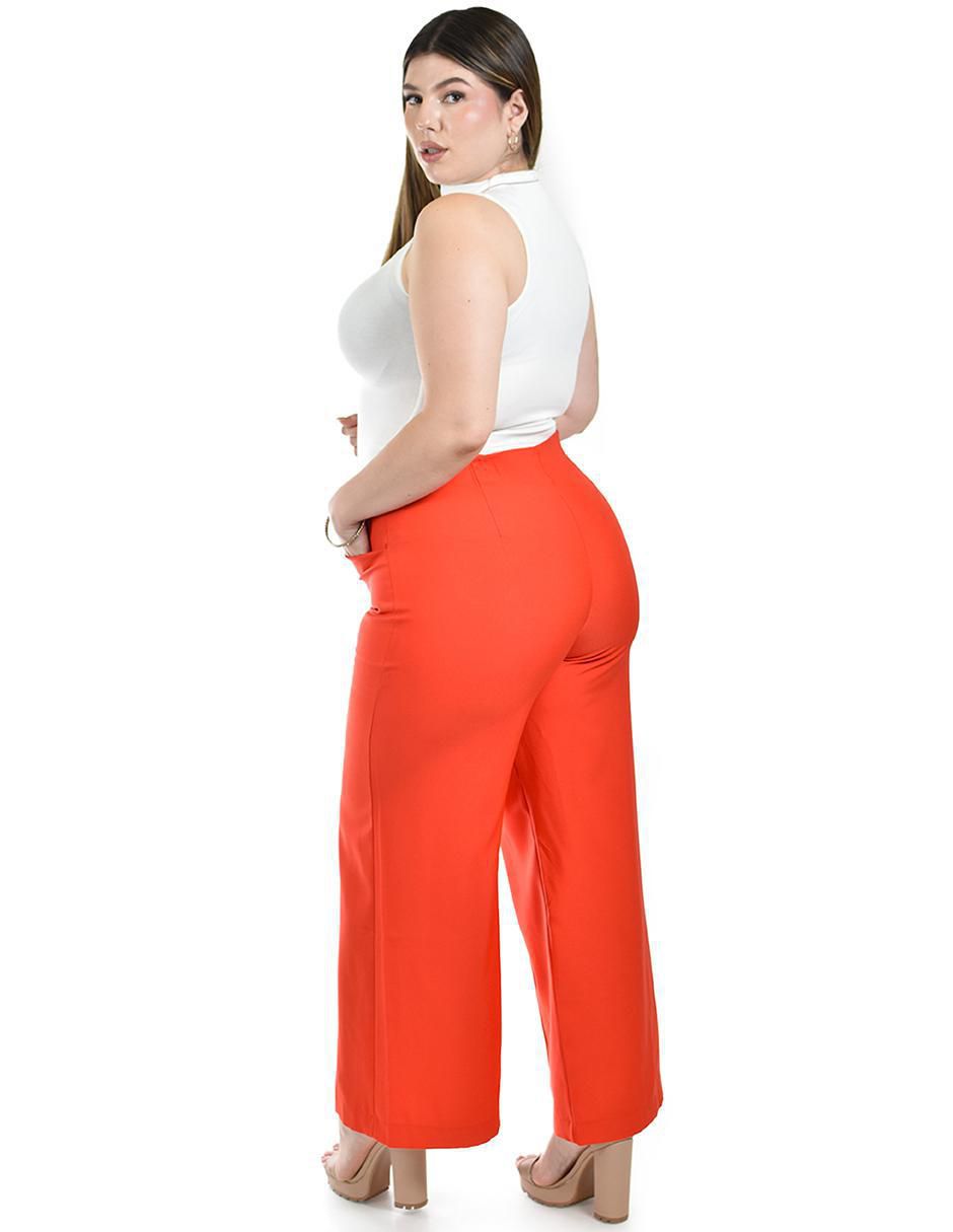 Pantalón de vestir wide leg para mujer 3