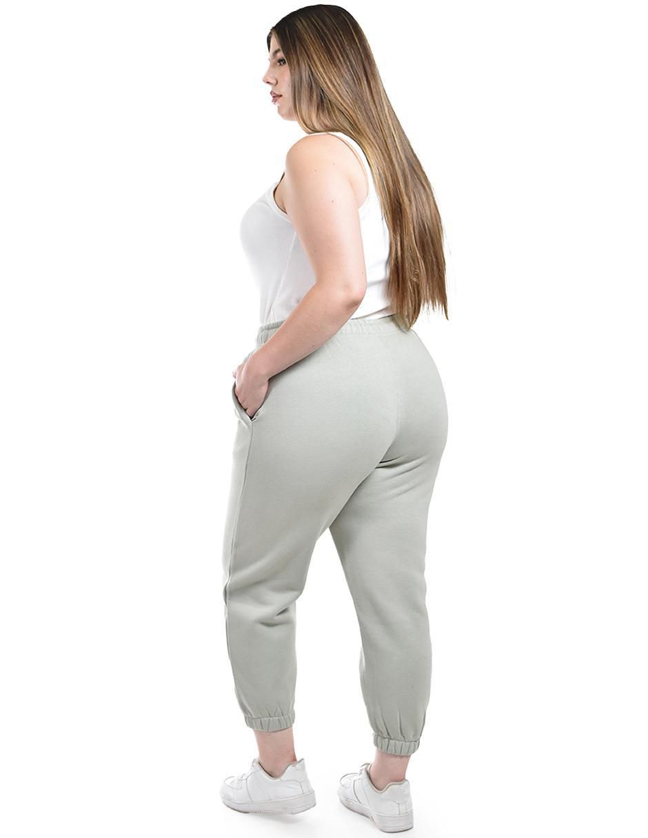Pants regular con elástico para mujer 3