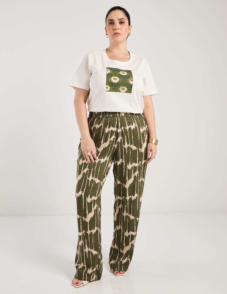 Pantalón relaxed amplio para mujer 2