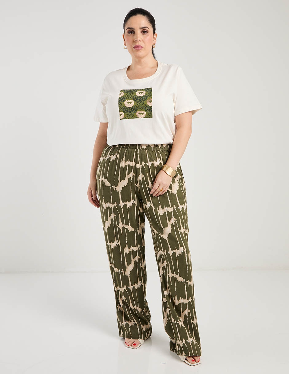Pantalón relaxed amplio para mujer 3