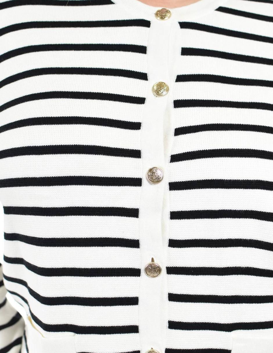 Suéter cuello redondo para mujer 4