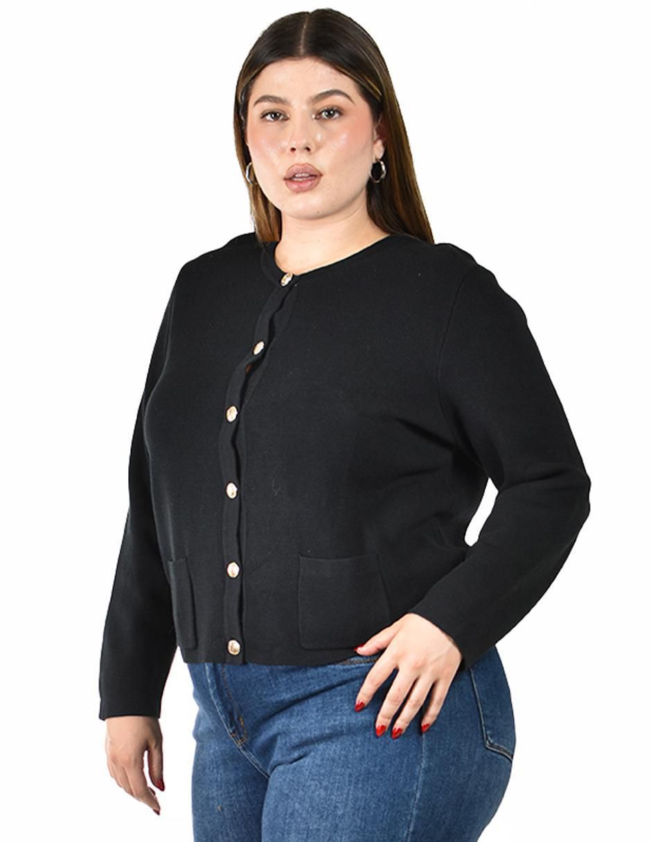 Suéter cuello redondo para mujer 2