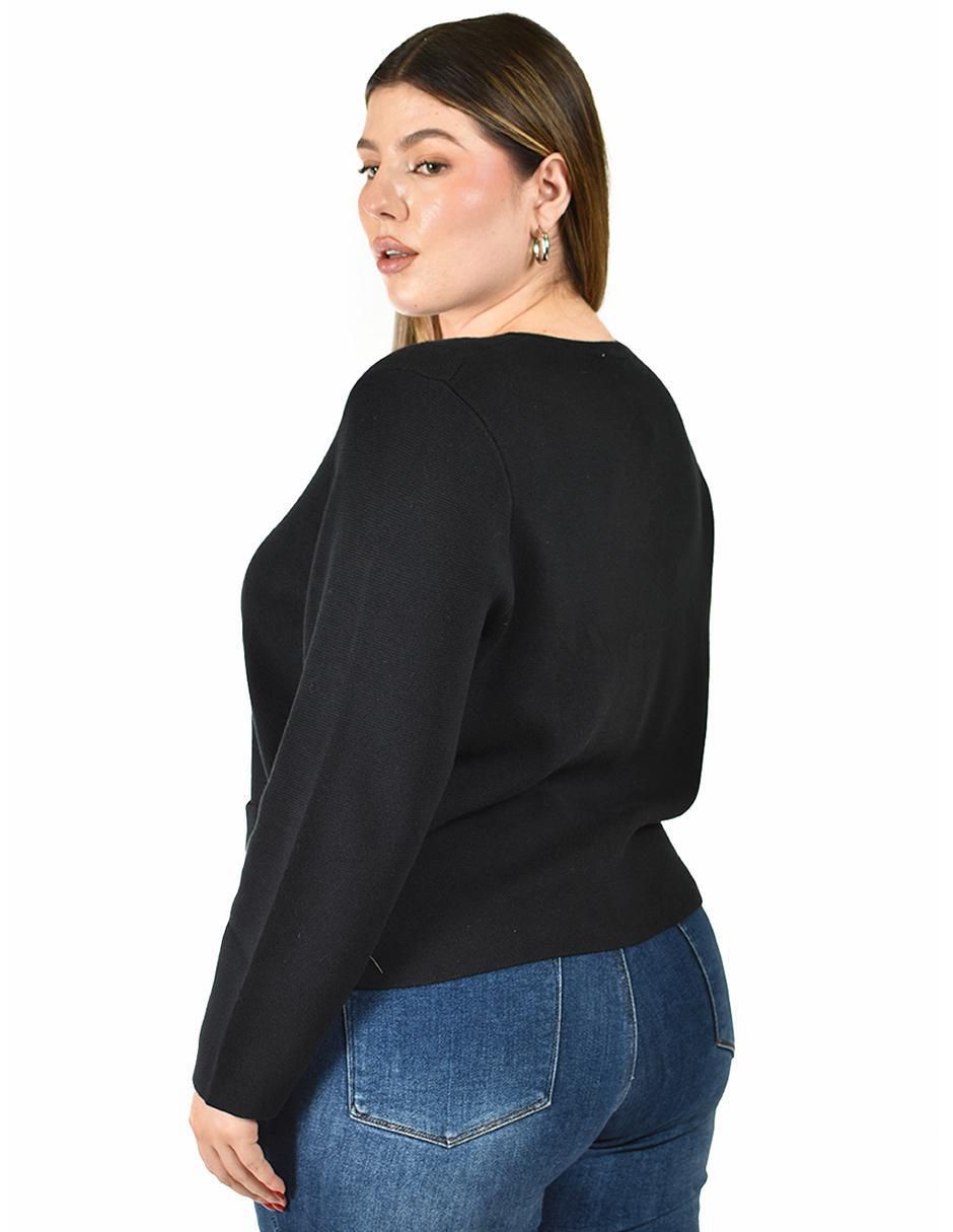 Suéter cuello redondo para mujer 3