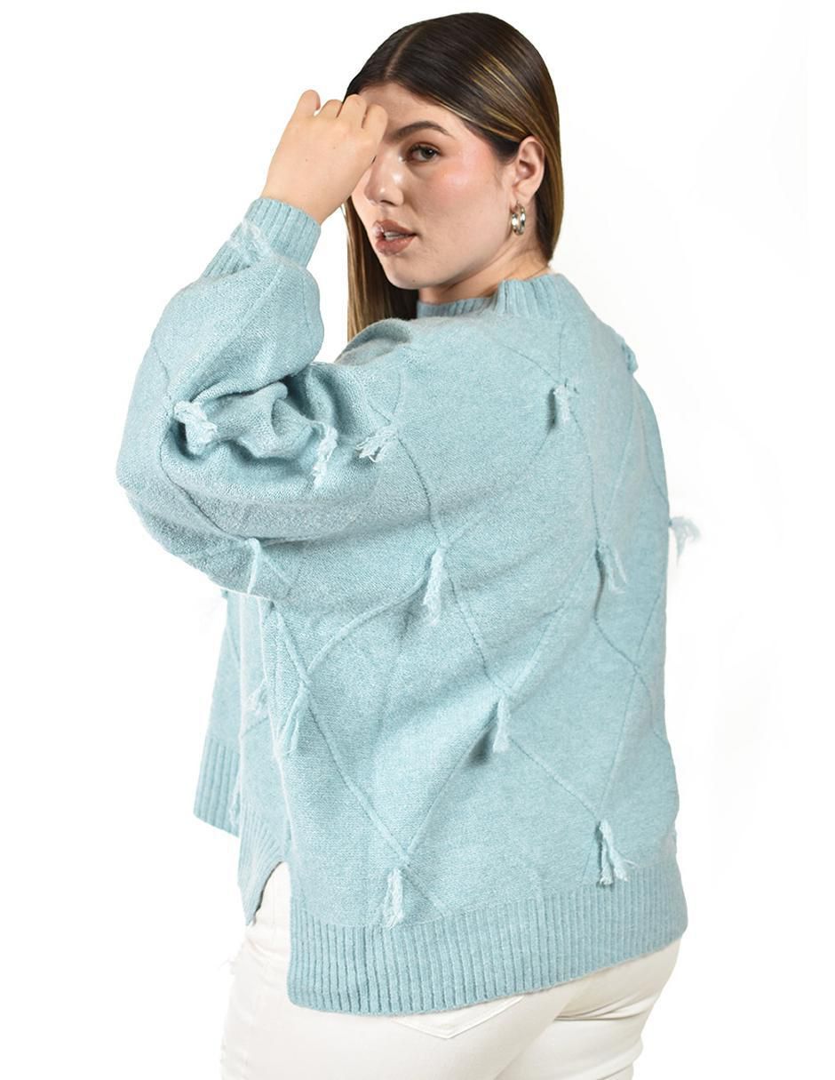 Suéter cuello redondo para mujer 3