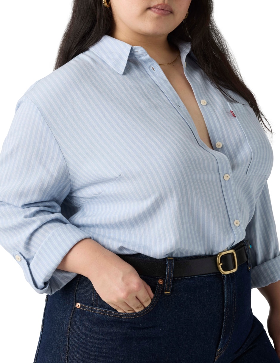 Blusa manga larga para mujer 4