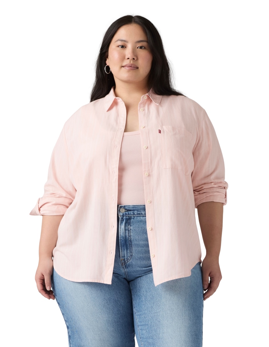 Blusa manga larga para mujer