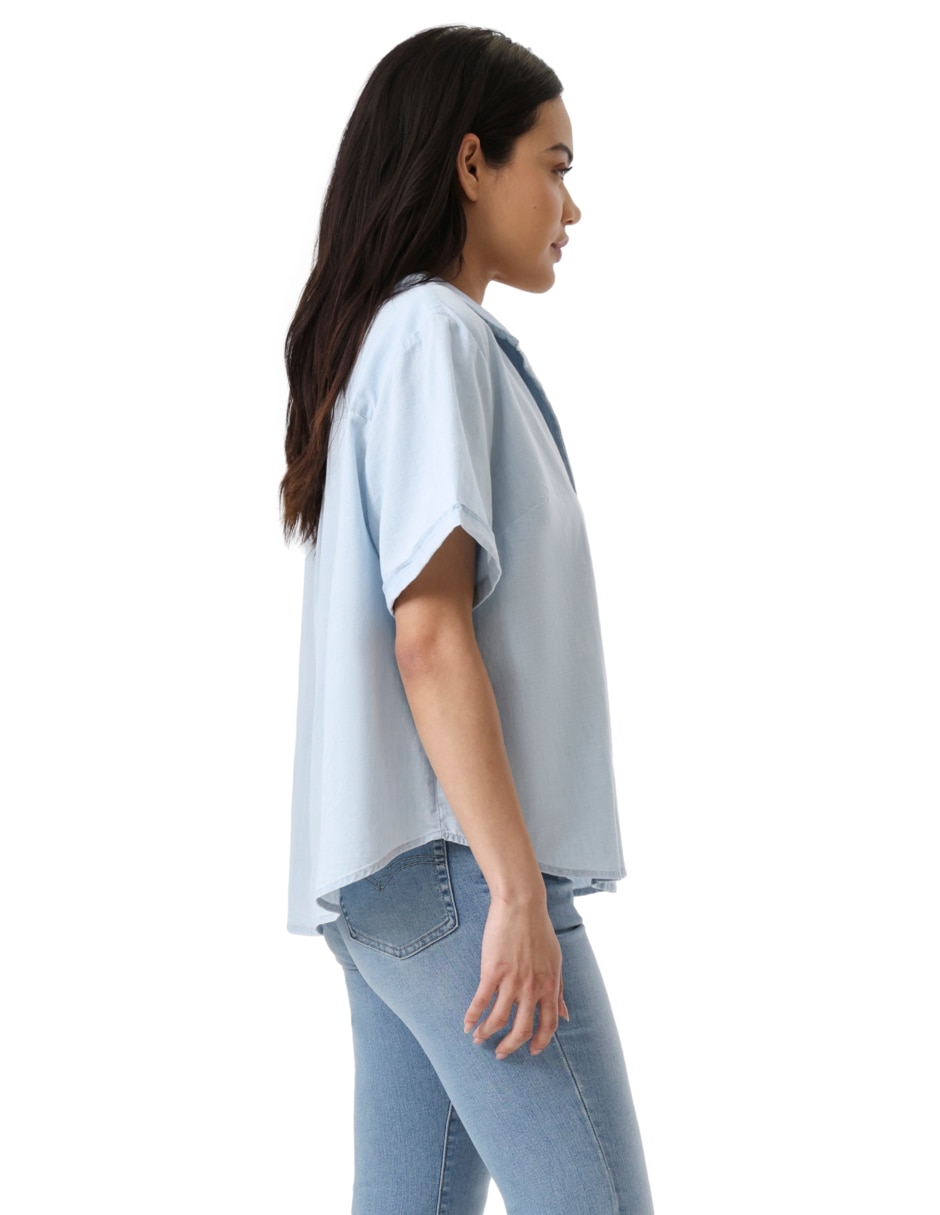 Blusa manga corta para mujer 2