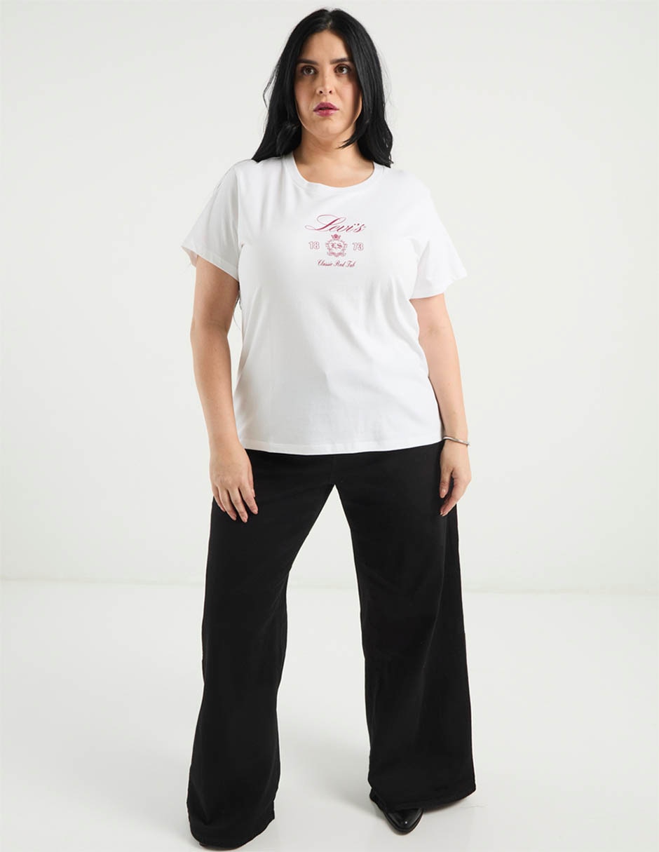 Playera manga corta cuello redondo para mujer 3
