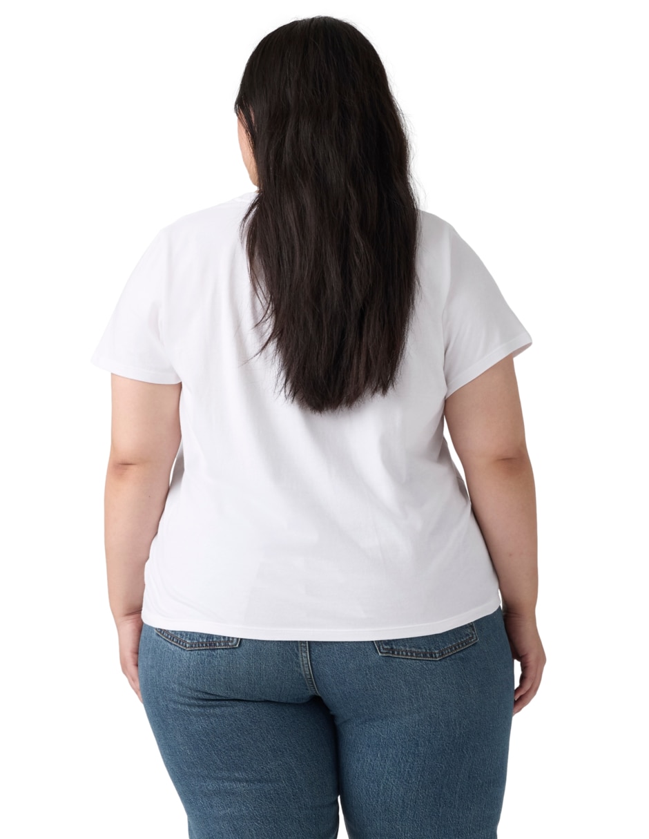 Playera manga corta cuello redondo para mujer 2