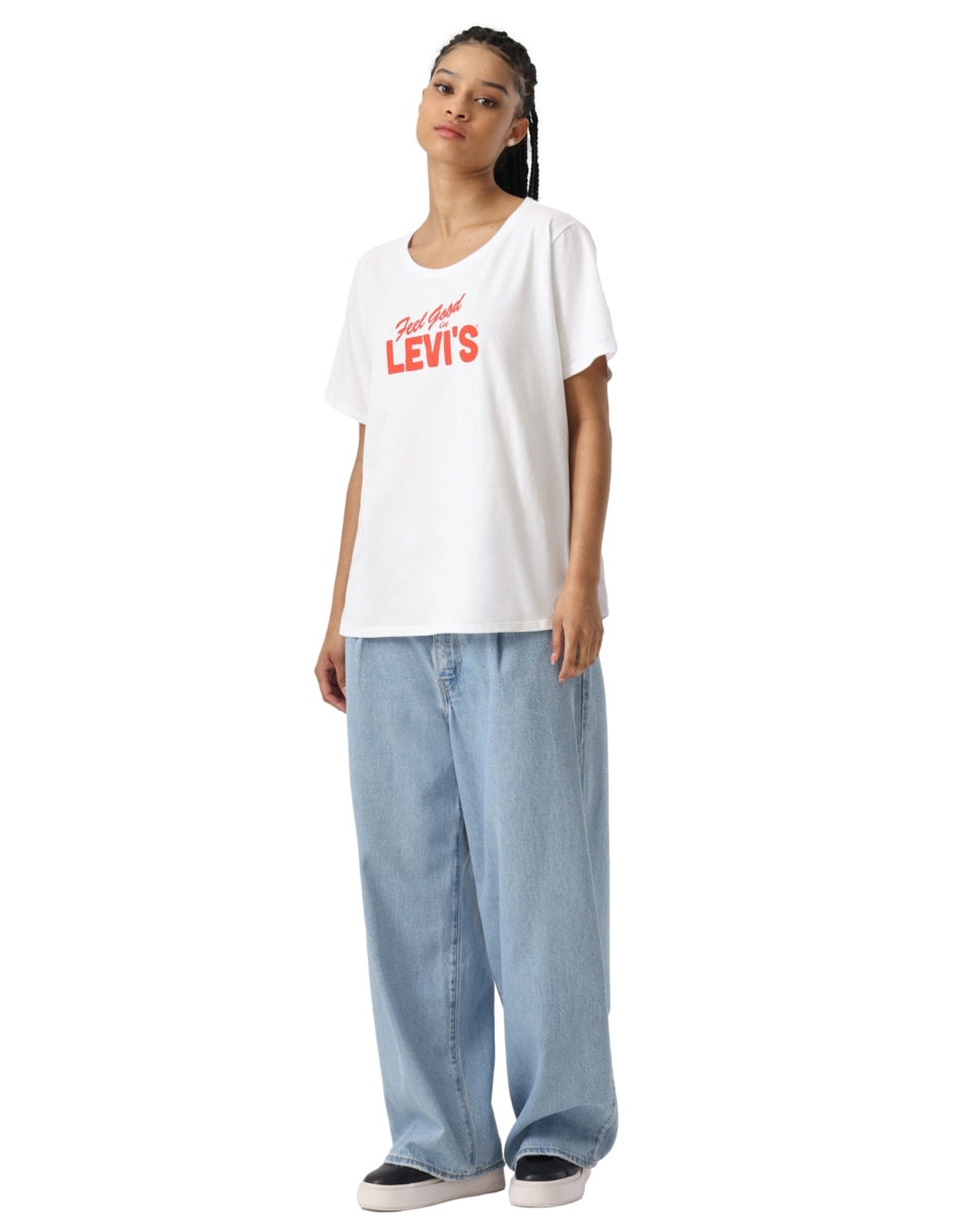 Playera manga corta cuello redondo para mujer 4