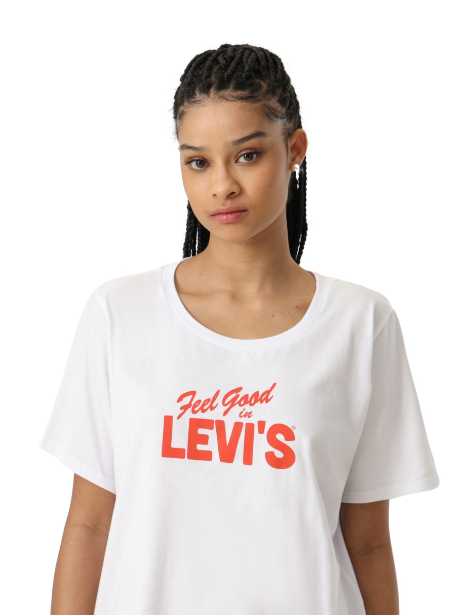 Playera manga corta cuello redondo para mujer 6