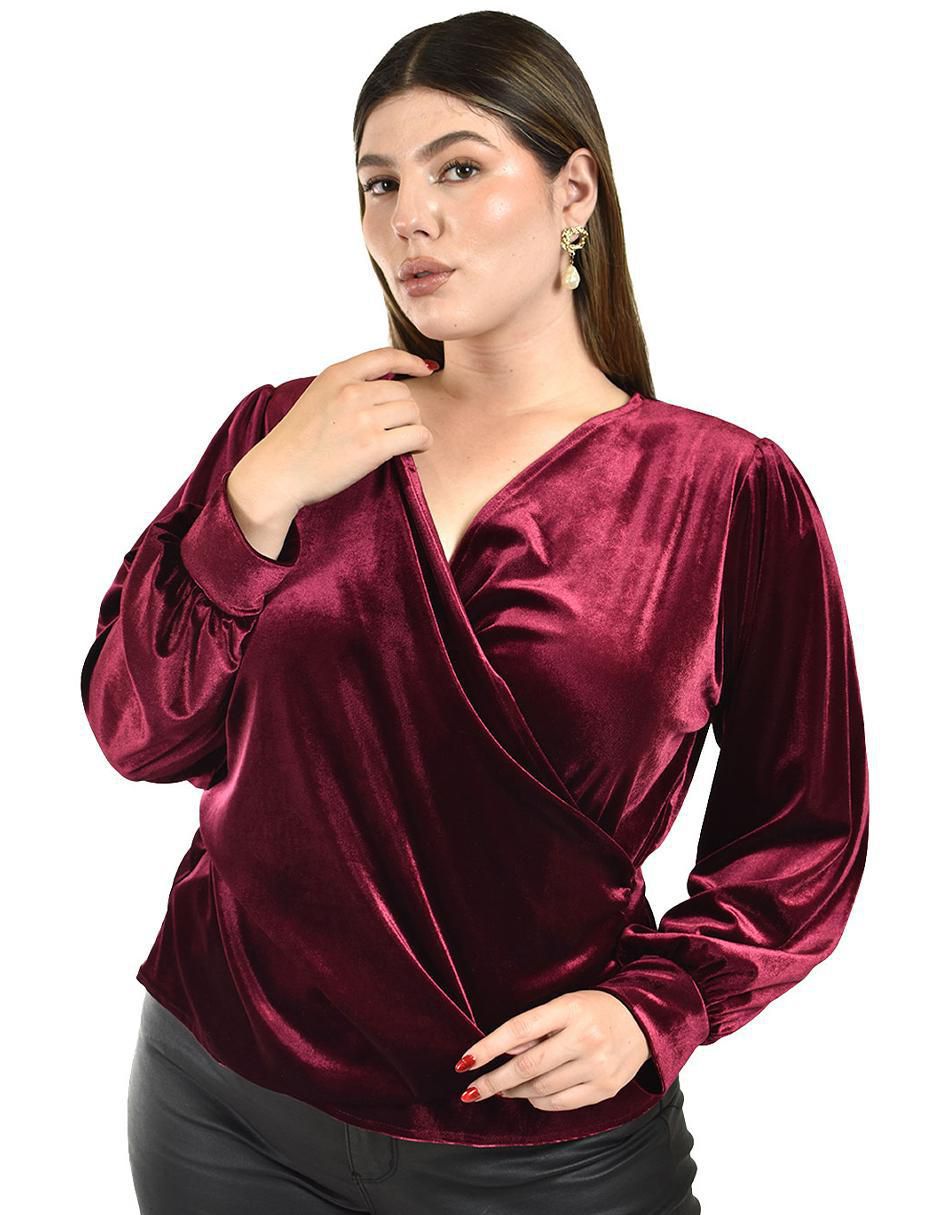 Blusa manga larga para mujer