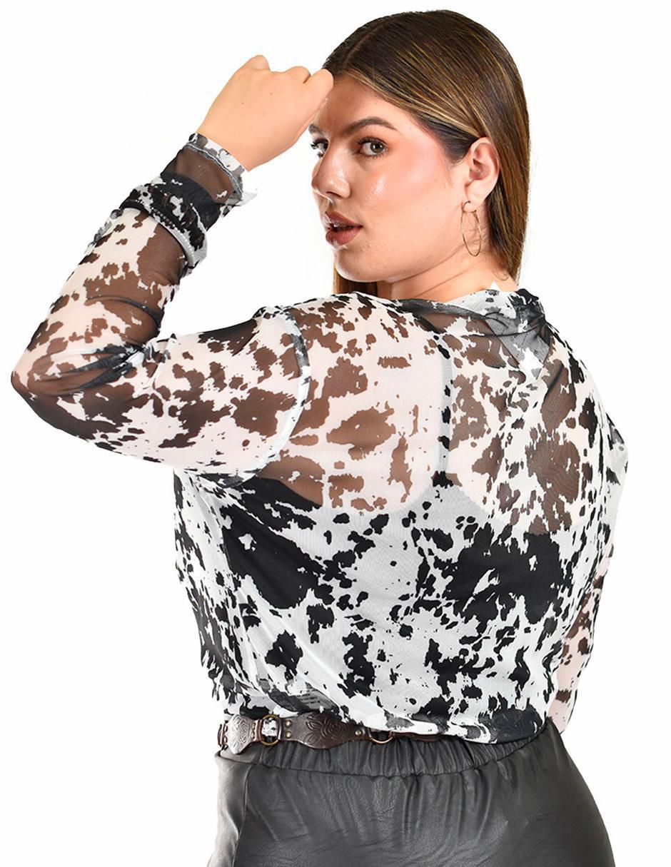 Blusa manga larga para mujer 3