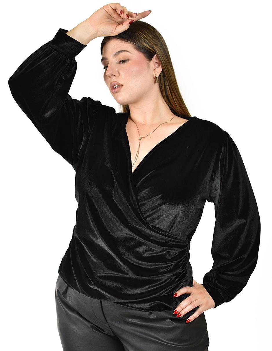 Blusa manga larga para mujer