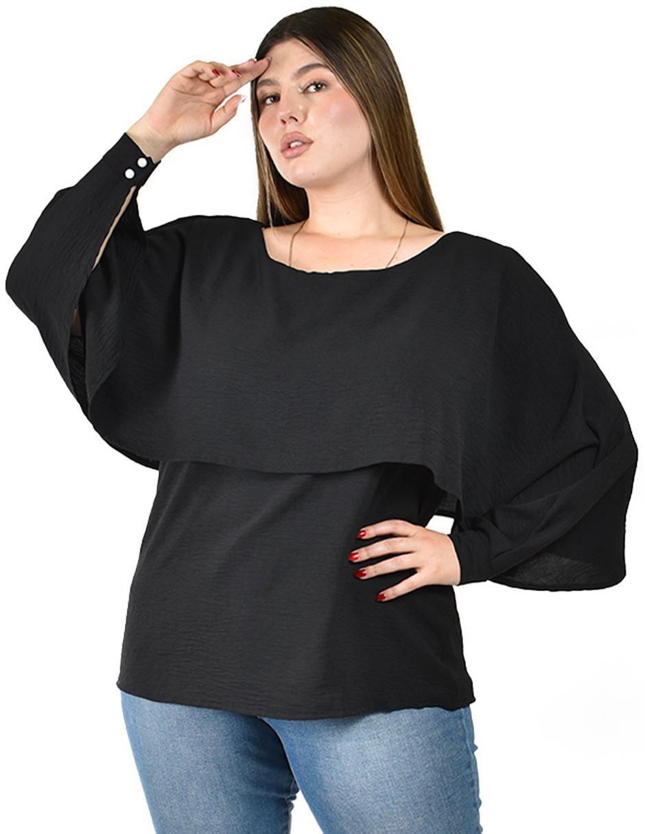 Blusa manga larga para mujer
