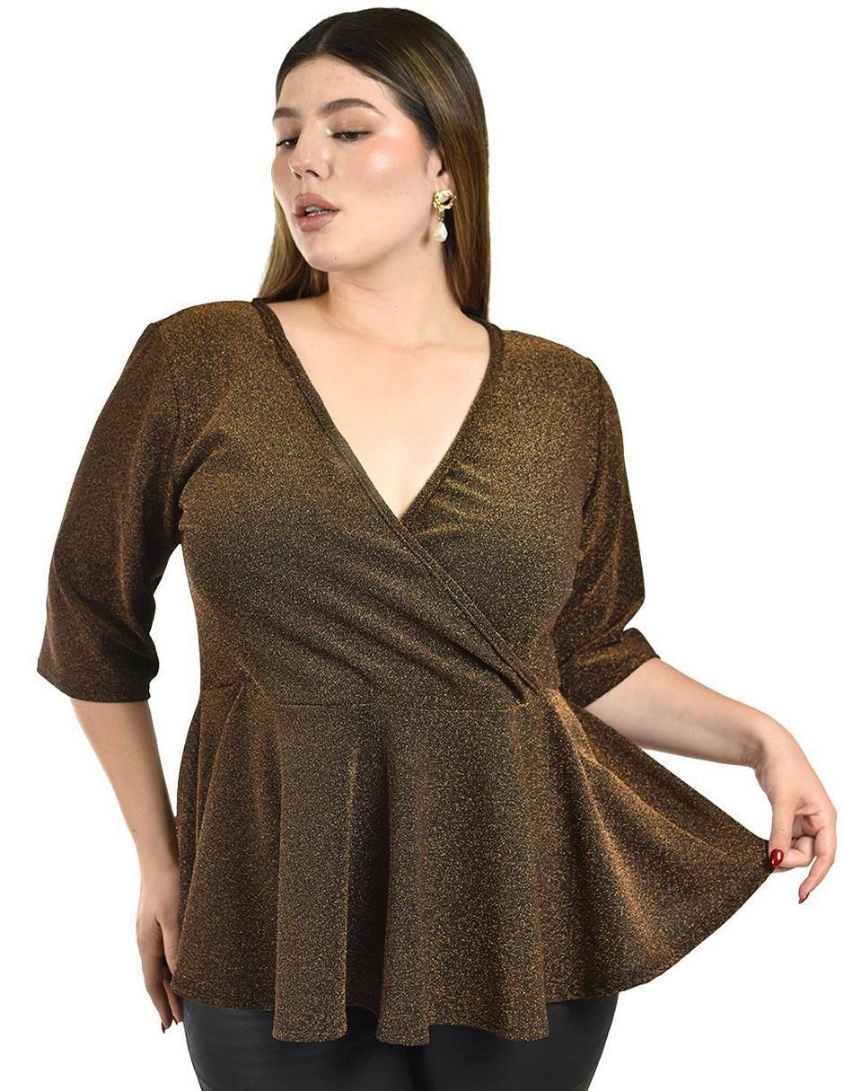 Blusa manga al codo para mujer 4