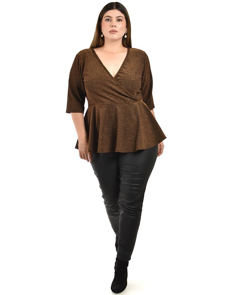 Blusa manga al codo para mujer 5