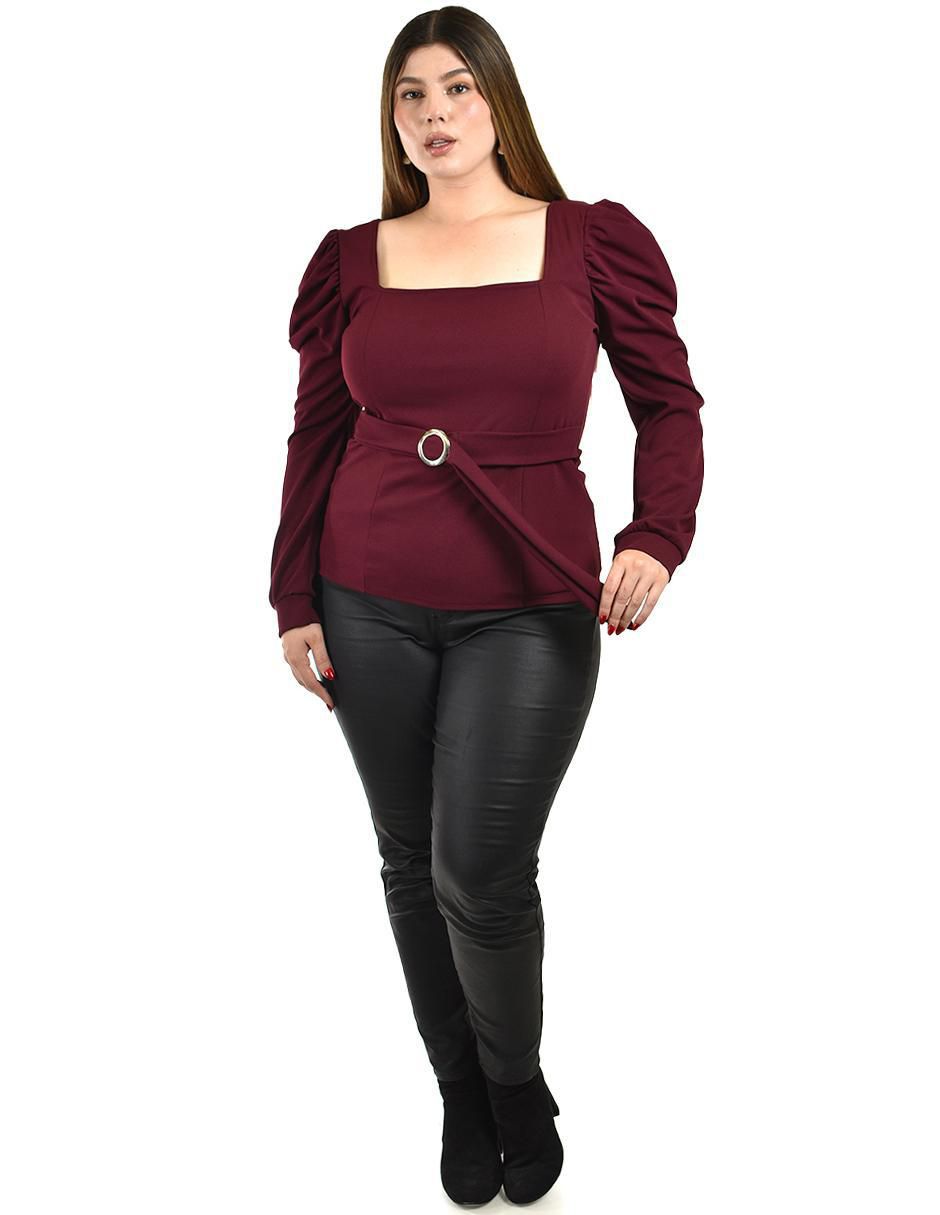 Blusa manga larga para mujer 5