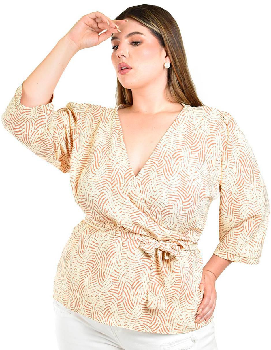 Blusa manga 3/4 para mujer 4