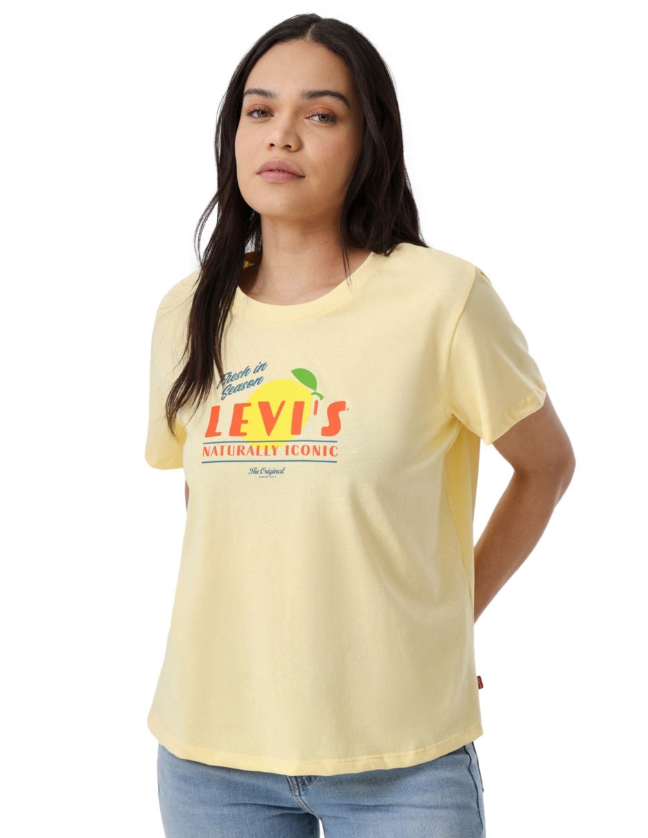 Playera manga corta cuello redondo para mujer 6