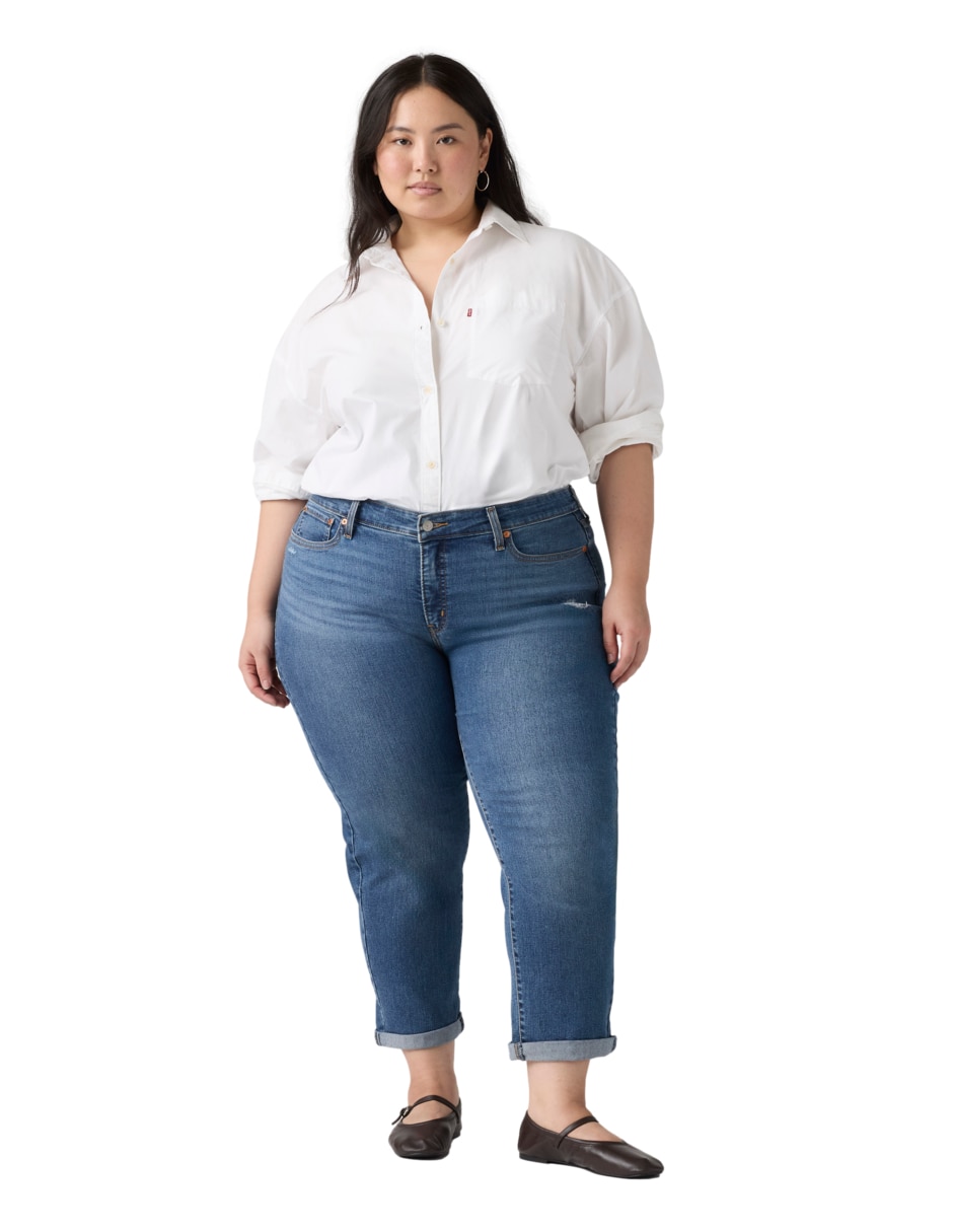 Jeans straight para mujer 2