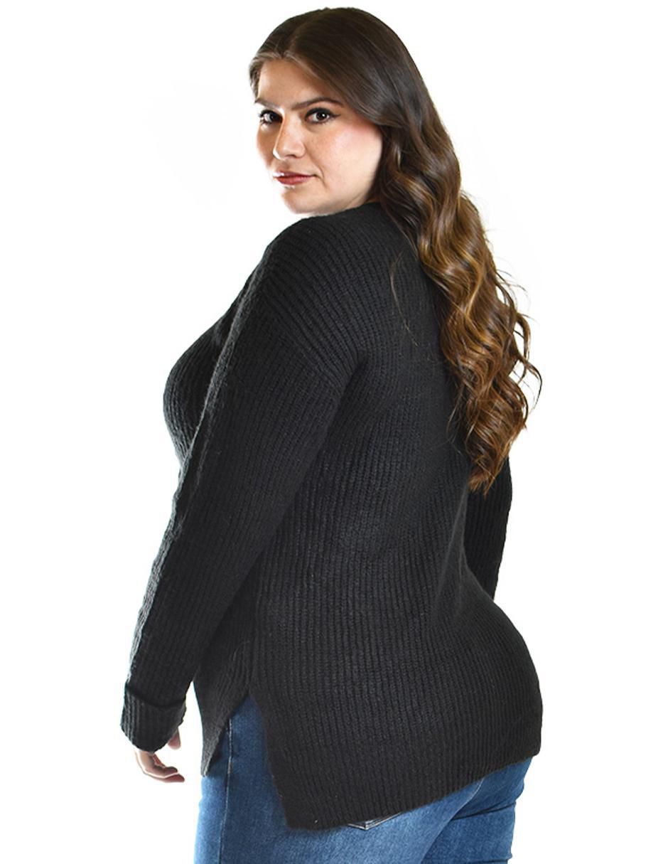 Suéter cuello v para mujer 2