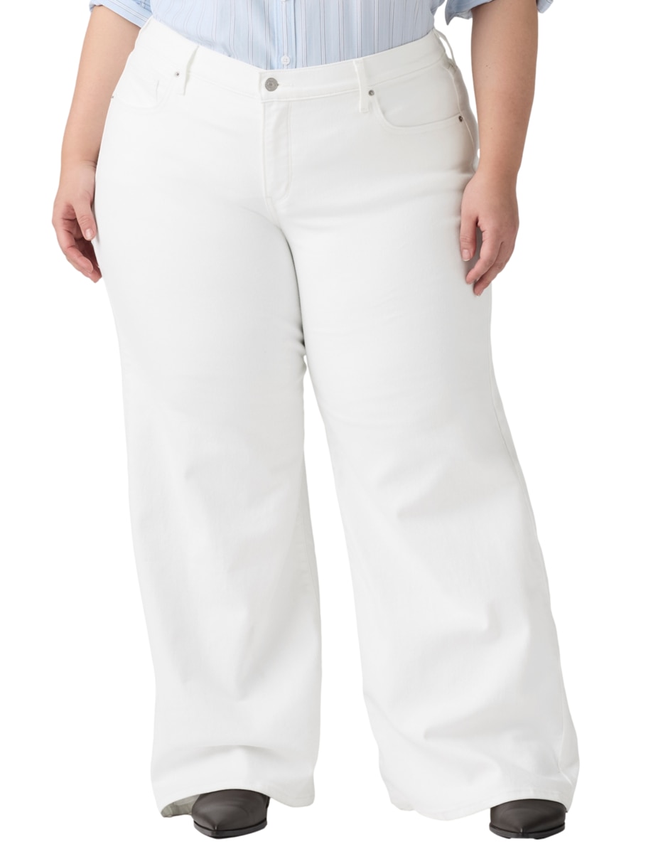 Jeans wide leg 318 para mujer
