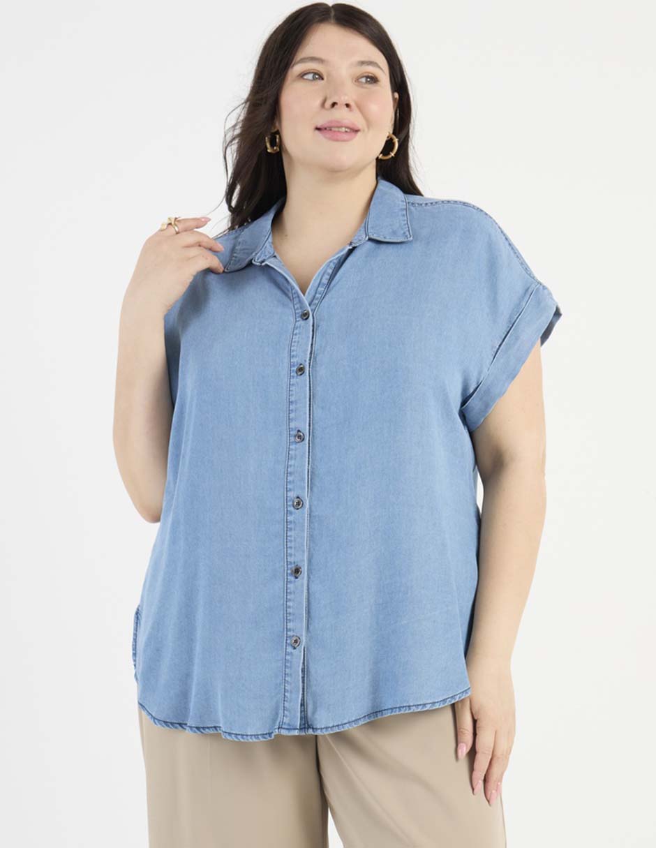 Blusa manga corta para mujer 2
