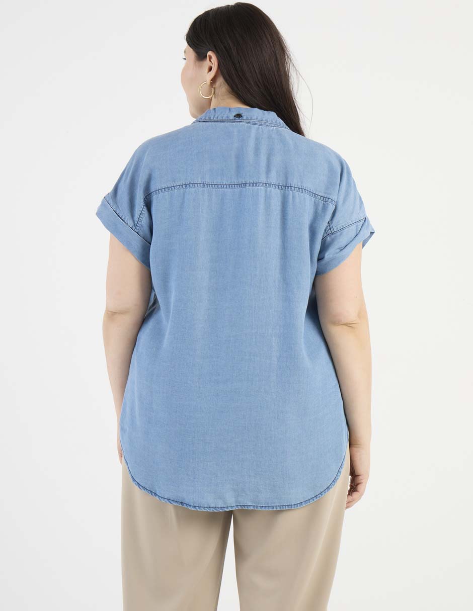 Blusa manga corta para mujer 6