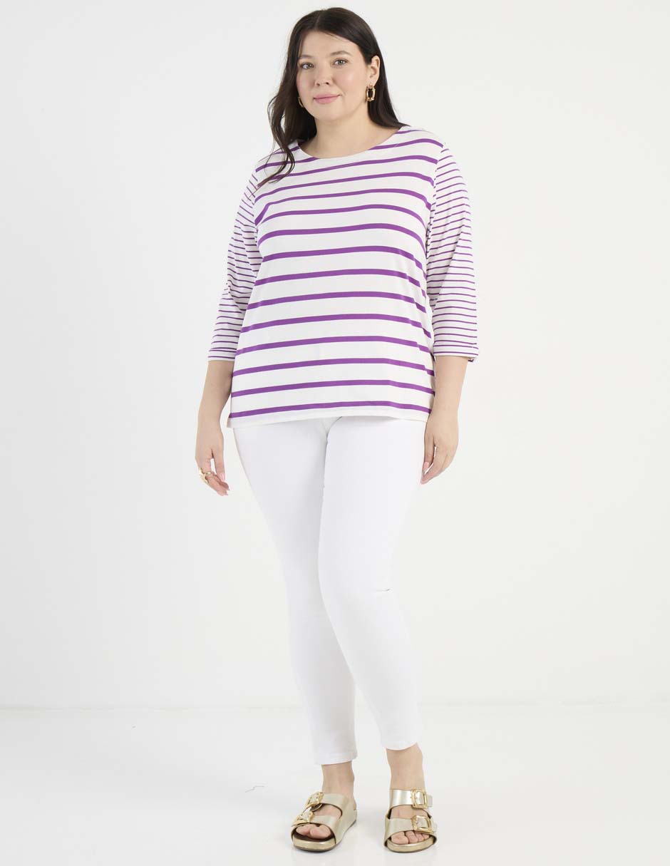 Jeans skinny cintura media para mujer 2