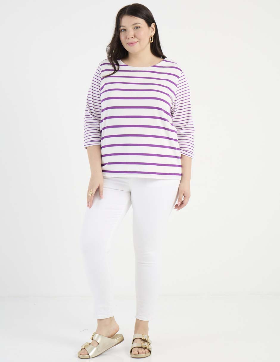Jeans skinny cintura media para mujer 3