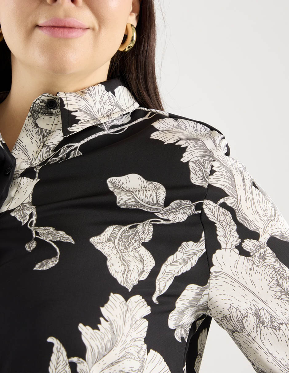Blusa manga larga para mujer 4