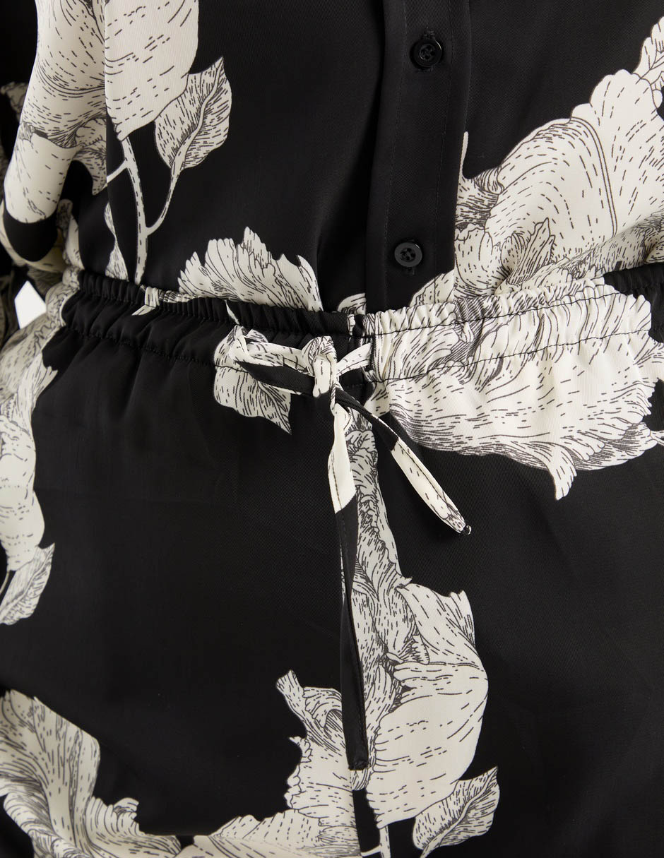 Pantalón coulotte amplio para mujer 4