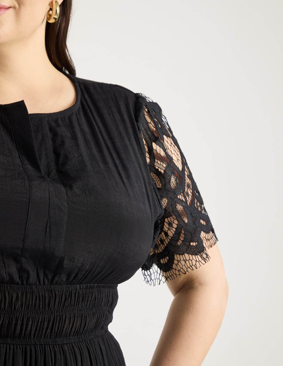 Vestido midi formal para mujer 4