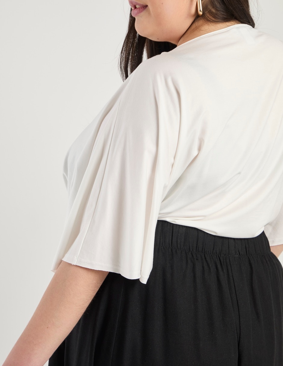 Blusa Map manga al codo para mujer 5