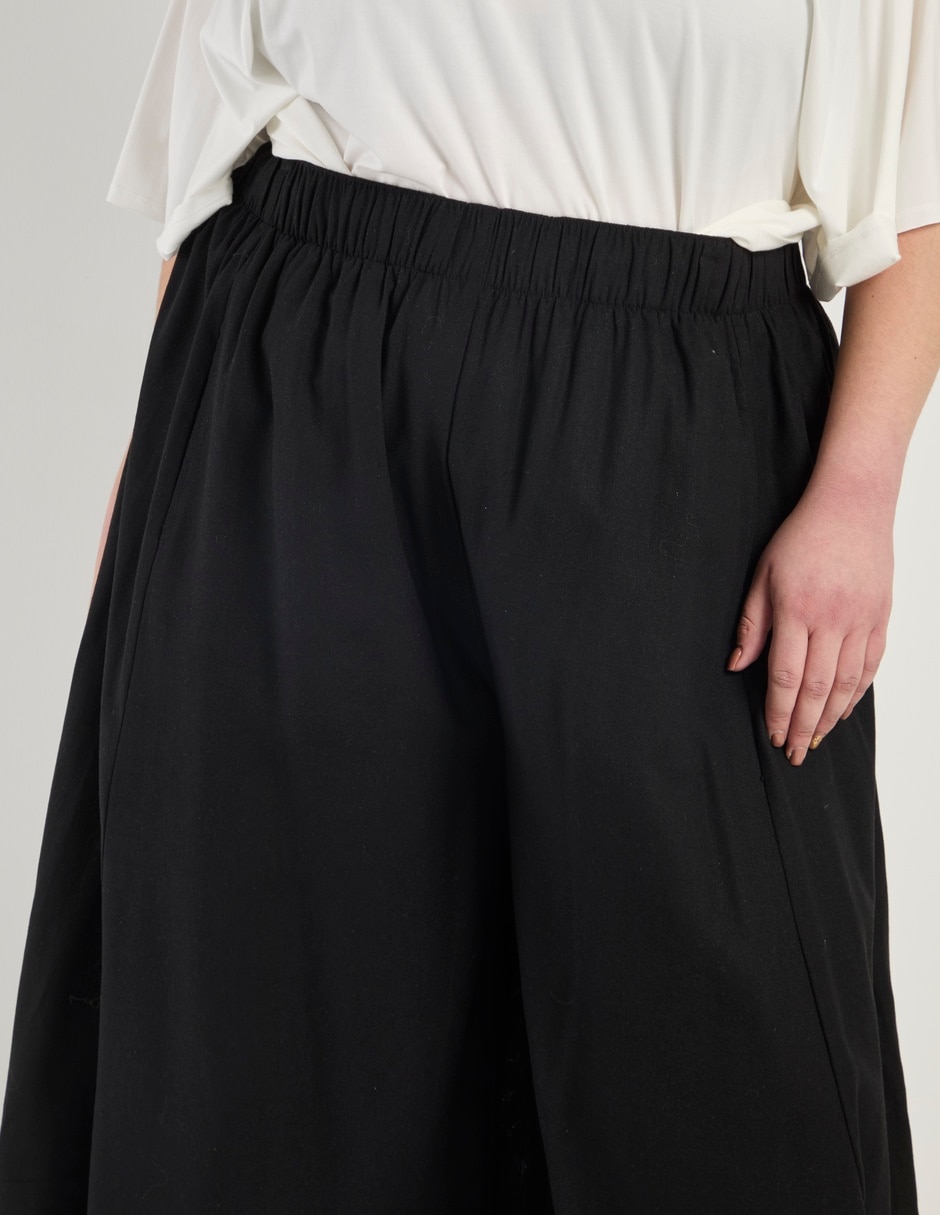 Pantalón relaxed amplio para mujer 4