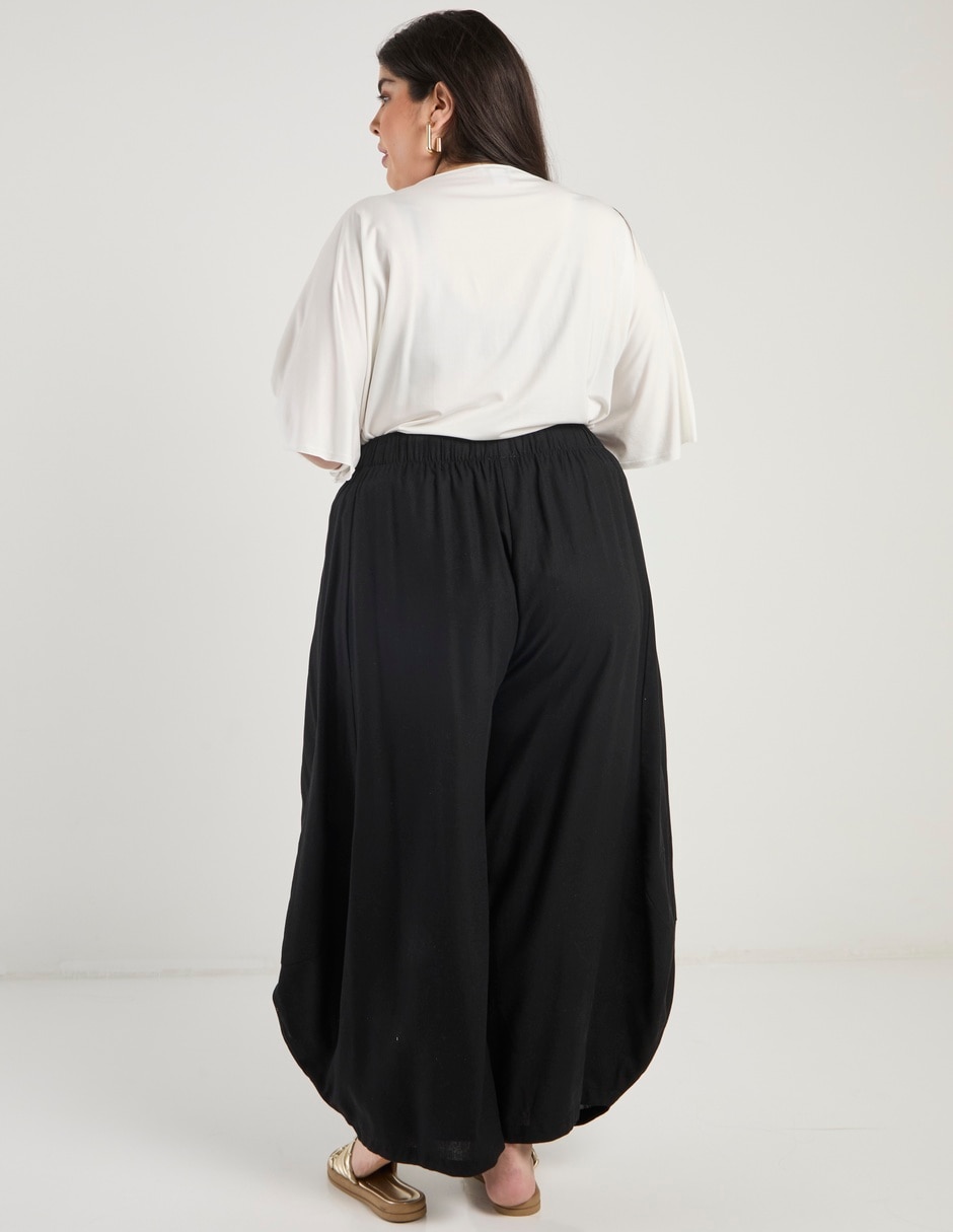 Pantalón relaxed amplio para mujer 6