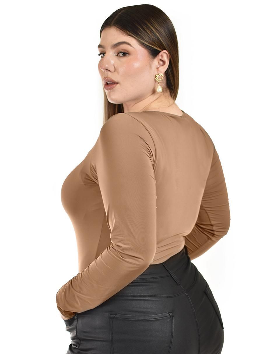 Body cuello redondo para mujer 3