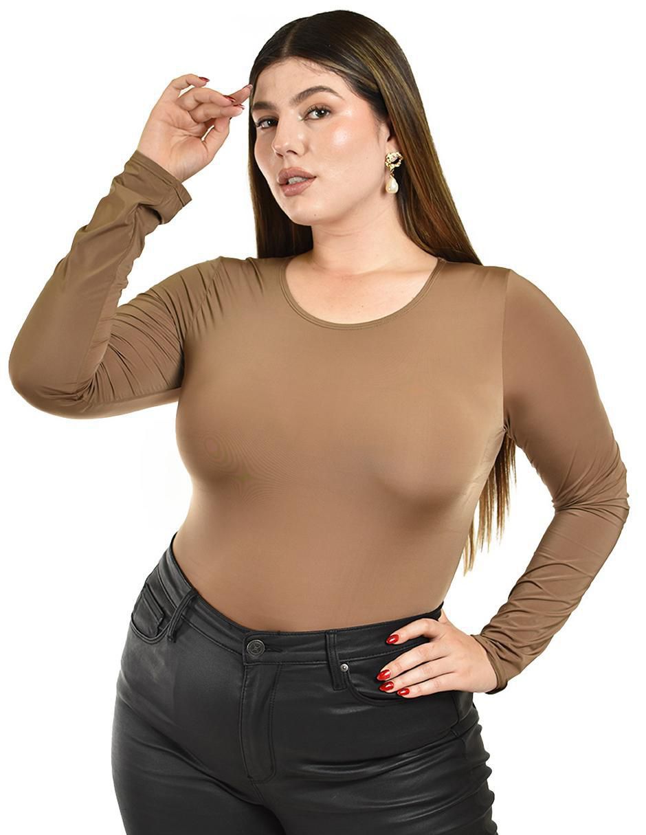 Body cuello redondo para mujer 4