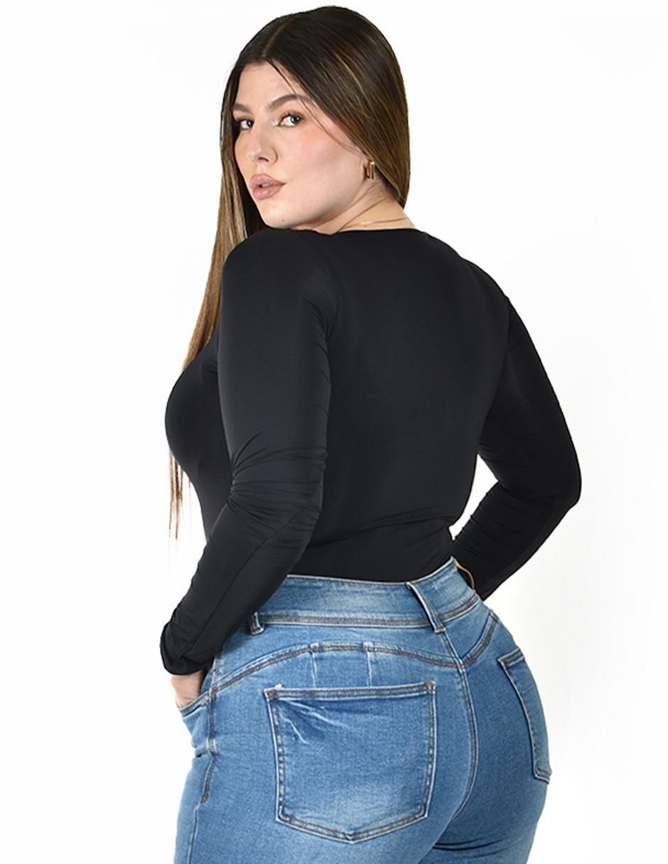 Body cuello redondo para mujer 3