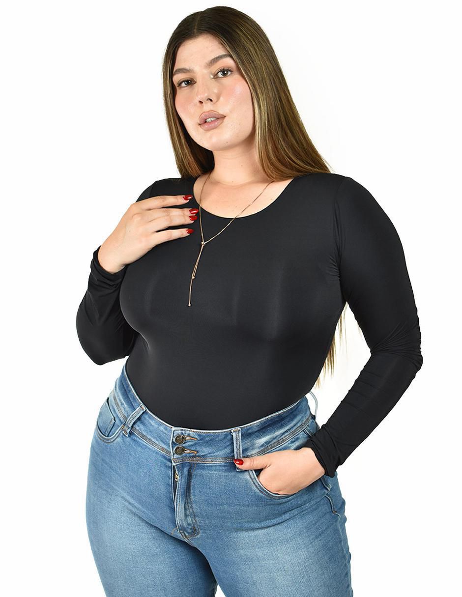 Body cuello redondo para mujer 4